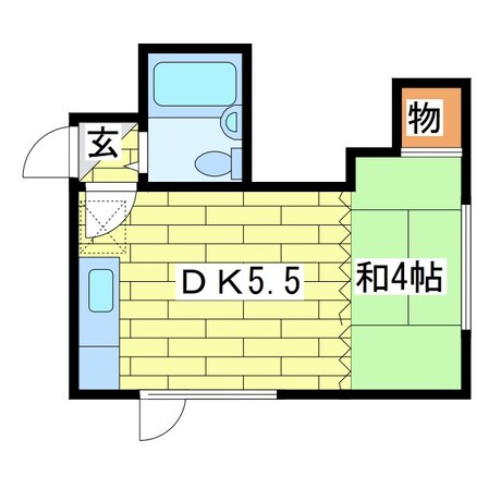 シャルマン平岡の物件間取画像